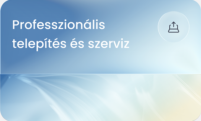 Professzionális telepítés és szerviz